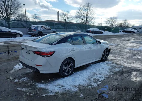 2020 Nissan Sentra Sr Xtronic Cvt z USA, uszkodzony, nr VIN 3N1AB8DV4LY217129